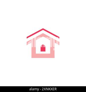 Vecteur de conception de logo d'icône d'accueil. Icône immobilier Illustration de Vecteur