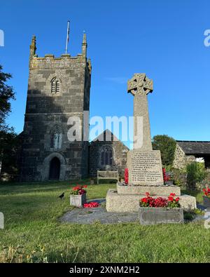 Église St Mellanus, une église classée Grade 1 avec certaines parties datant du 13ème siècle. Banque D'Images