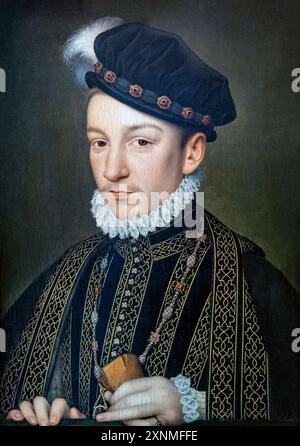 Bemberg Fondation Toulouse - Portrait de Charles IX - François Clouet - Inv.1012 Banque D'Images