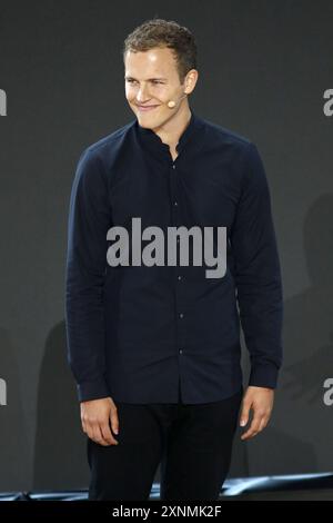 Jerome Jarre intervient lors des gardiens de but de la fondation Bill et Melinda Gates 2017 au Jazz au Lincoln Center de New York. Banque D'Images