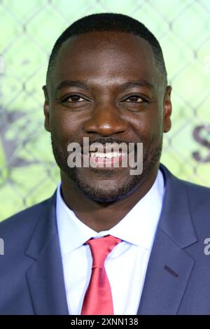 Adewale Akinnuoye-Agbaje assiste à la première de suicide Squad au Beacon Theatre de New York. Banque D'Images