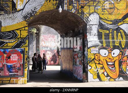Digbeth, quartier bohème avec des entreprises innovantes et du Street art étonnant dans l'ancien cœur industriel de Birmingham. Banque D'Images