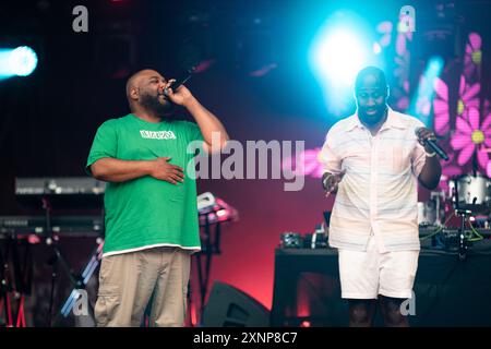 Londres, Royaume-Uni. 1er août 2024. De la Soul en concert au South Facing Festival. Crédit : lounisPhotography/Alamy Live News Banque D'Images