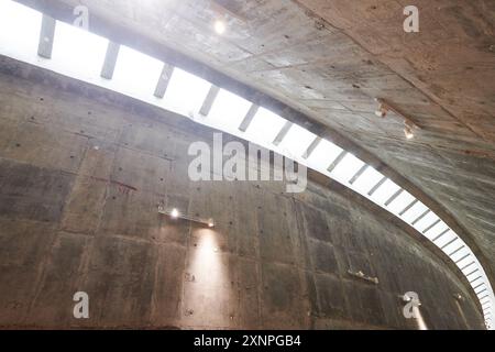 Intérieur élégant et moderne du Musée mondial du café à Buon ma Thuot au Vietnam Banque D'Images