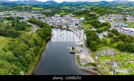 DONEGAL TOWN, IRLANDE - 23 JUILLET 2024 - les travaux de la nouvelle Diamond sont déjà terminés. Banque D'Images