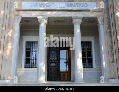 HEYBELIADA, ISTANBUL, TURQUIE-05 NOVEMBRE 2021 : le séminaire de Halki, anciennement l'école théologique de Halki Banque D'Images