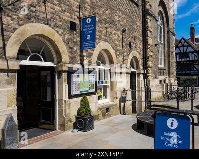 Centre d'information touristique, Salisbury, Wiltshire, Angleterre, Royaume-Uni, GB. Banque D'Images