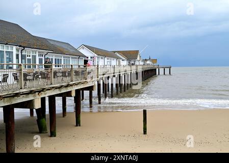 Autour du Royaume-Uni - Southwold Pier, Suffolk, Royaume-Uni Banque D'Images