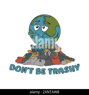 Illustration vectorielle pour le marchandisage de tshirt, site Web, clip art, affiche et impression personnalisée sur demande. Illustration de Vecteur