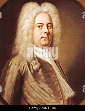 GEORGE FRIDERIC HANDEL (1685-1759) compositeur baroque germano-britannique en 1726 Banque D'Images