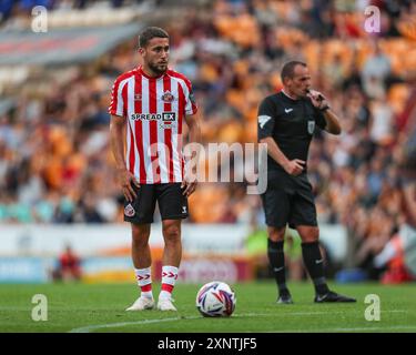 Bradford, Royaume-Uni, 30 juillet 2024. Adil Aouchiche de Sunderland, lors de Bradford City vs Sunderland Pre-Season Friendly, Valley Parade, Bradford, Royaume-Uni Banque D'Images