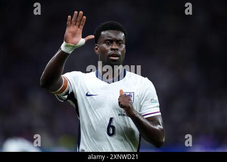 Dossier photo du 14/07/24 de Marc Guehi. Newcastle a ouvert des pourparlers avec Crystal Palace sur le défenseur anglais très bien noté Marc Guehi, l'agence de presse PA comprend. Date d'émission : vendredi 2 août 2024. Banque D'Images