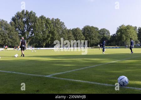 OVERASSELT, 02-08-2024, Sportpark de Passelegt, football, match amical, saison 2024/2025, pendant le match Fortuna Sittard-de Graafschap vue centrale de Passelegt crédit : Pro Shots/Alamy Live News Banque D'Images