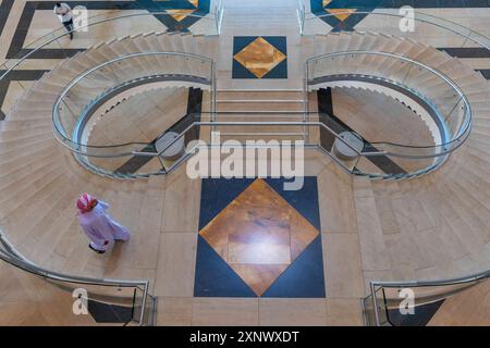 Intérieur du Musée d'Art islamique, Doha, Qatar, moyen-Orient Copyright : NeilxFarrin 1126-2323 usage éditorial seulement Banque D'Images