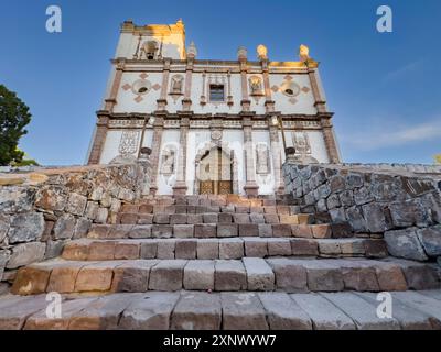 Mission San Ignacio Kadakaaman, fondée par des missionnaires jésuites en 1728, basse-Californie du Sud, mer de Cortez, Mexique, Amérique du Nord Banque D'Images