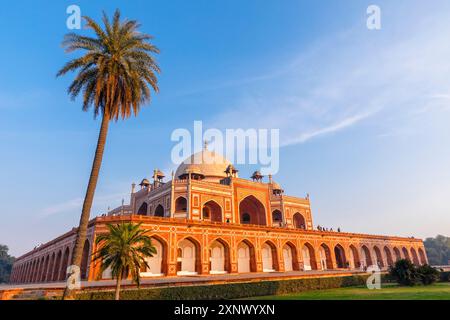 Tombe de Humayun, site du patrimoine mondial de l'UNESCO, Delhi, Inde, Asie du Sud, Asie Banque D'Images