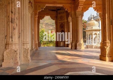 Gatore Ki Chhatriyan, Jaipur, Rajasthan, Inde, Asie du Sud, Asie Banque D'Images