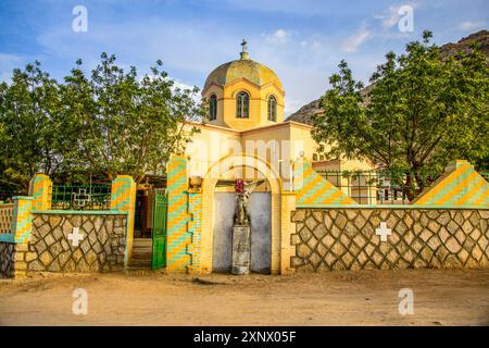 Église catholique Saint Michel, Keren, l'Érythrée, l'Afrique Banque D'Images