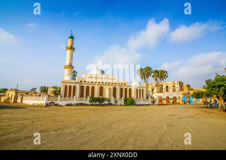 Mosquée principale dans la vieille ville portuaire de Massawa, Erythrée, Afrique, Afrique Banque D'Images