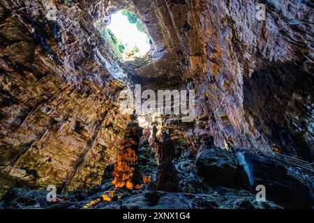 Grottes de Castellana (grotte de Castellana), Pouilles, Italie, Europe Banque D'Images