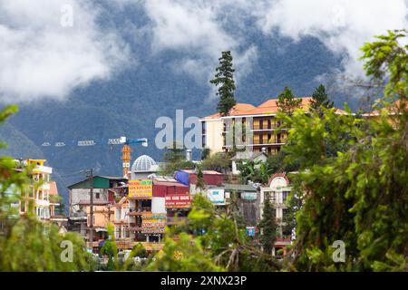 Sa Pa ville, les hautes montagnes, Sapa, province de Lao Cai, Vietnam, Indochine, Asie du Sud-est, Asie Banque D'Images