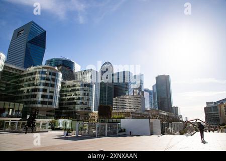 La Défense, quartier des affaires, Paris, France, Europe Copyright : NagyxMelinda 1265-462 Banque D'Images