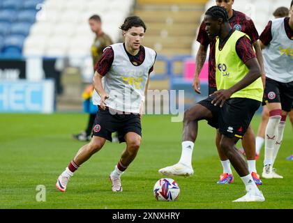 Huddersfield, Royaume-Uni. 2 août 2024. Callum O'Hare de Sheffield United lors du match amical de pré-saison au John Smith's Stadium, Huddersfield. Le crédit photo devrait se lire : Andrew Yates/Sportimage crédit : Sportimage Ltd/Alamy Live News Banque D'Images