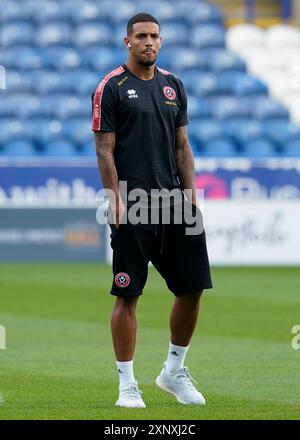 Huddersfield, Royaume-Uni. 2 août 2024. Vinícius Souza de Sheffield s'est unie lors du match amical de pré-saison au John Smith's Stadium, Huddersfield. Le crédit photo devrait se lire : Andrew Yates/Sportimage crédit : Sportimage Ltd/Alamy Live News Banque D'Images