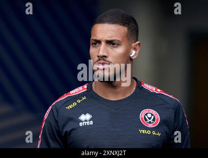 Huddersfield, Royaume-Uni. 2 août 2024. Vinícius Souza de Sheffield s'est unie lors du match amical de pré-saison au John Smith's Stadium, Huddersfield. Le crédit photo devrait se lire : Andrew Yates/Sportimage crédit : Sportimage Ltd/Alamy Live News Banque D'Images