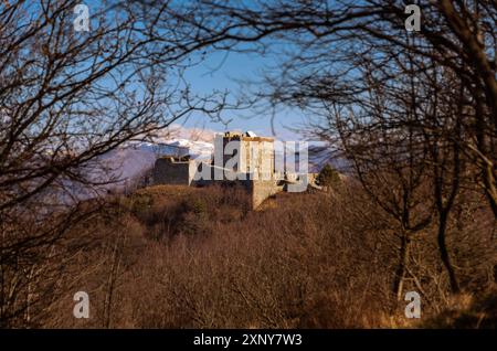 Forte Puin, une des fortifications sur les collines de Gênes, en Italie Banque D'Images