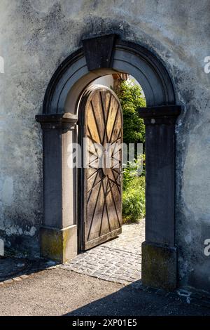 Entrée latérale, portail, Chartreuse d'Ittingen, Warth-Weiningen près de Frauenfeld, Canton Thurgau, Suisse Banque D'Images