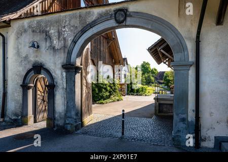 Entrée latérale, portail, Chartreuse d'Ittingen, Warth-Weiningen près de Frauenfeld, Canton Thurgau, Suisse Banque D'Images