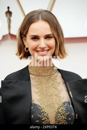 Natalie Portman à la 92e cérémonie des Oscars qui s'est tenue au Dolby Theatre à Hollywood, aux États-Unis, le 9 février 2020 Banque D'Images