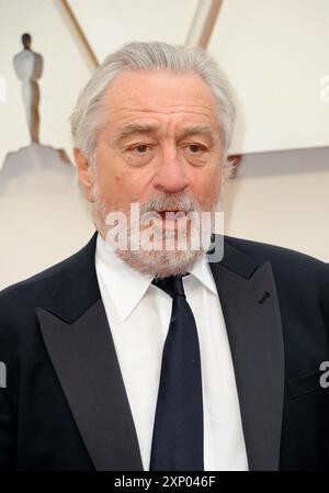Robert de Niro à la 92e cérémonie des Oscars qui s'est tenue au Dolby Theatre à Hollywood, États-Unis, le 9 février 2020 Banque D'Images