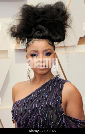Chloe Bailey à la 94e cérémonie annuelle des Oscars qui s'est tenue au Dolby Theatre de Los Angeles, États-Unis, le 27 mars 2022 Banque D'Images
