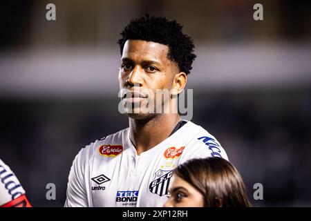 Santos, Brésil. 03 août 2024. SP - SANTOS - 02/08/2024 - BRASILEIRO B 2024, SANTOS x SPORT - joueur de Gil Santos lors d'un match contre Sport au stade Vila Belmiro pour le championnat brésilien B 2024. Photo : Abner Dourado/AGIF crédit : AGIF/Alamy Live News Banque D'Images