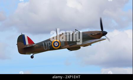 Vintage Hawker Hurricane Mk1 R4118 décollage Banque D'Images