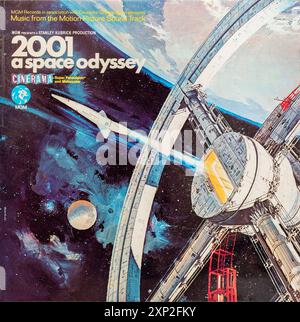 2001 un album Space Odyssey, musique de la bande sonore du film, film ou film MGM, pochette de disque vinyle LP Banque D'Images