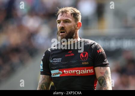 Daryl Clark de membres Helens lors du match Betfred Super League Round 20 Hull FC vs St Helens au MKM Stadium, Hull, Royaume-Uni, 3 août 2024 (photo Mark Cosgrove/News images) Banque D'Images