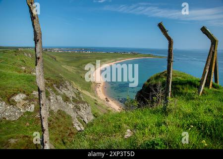 vue sur la magnifique baie ouest préservée à elie et earlsferry fife east scotland Banque D'Images