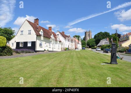 Monks Eleigh, Suffolk, Angleterre, Royaume-Uni Banque D'Images