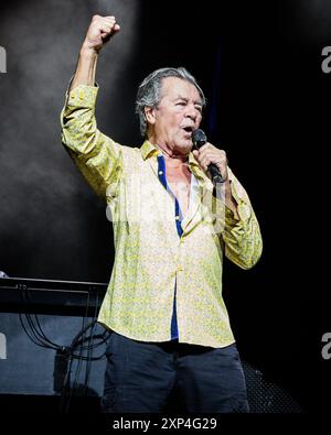 Ian Gillan de Deep Purple en concert en Norvège le 2 août 2024 Banque D'Images