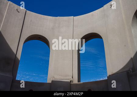 Emblématique Coit Tower sur Telegraph Hill à San Francisco, Californie. Banque D'Images