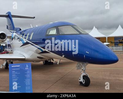 RAF Fairford, Royaume-Uni. 20 juillet 2024. Pilatus PC-24 en exposition statique au RIAT 2024. Banque D'Images