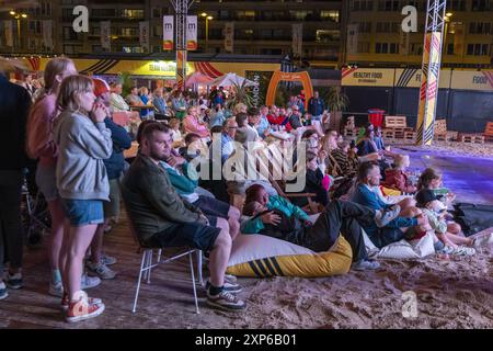 Middelkerke, Belgique. 03 août 2024. Le Festival Olympique, le samedi 03 août 2024 à Middelkerke. Les Jeux de la XXXIIIe Olympiade se déroulent à Paris du 26 juillet au 11 août. La délégation belge compte 165 athlètes dans 21 sports. BELGA PHOTO NICOLAS MAETERLINCK crédit : Belga News Agency/Alamy Live News Banque D'Images