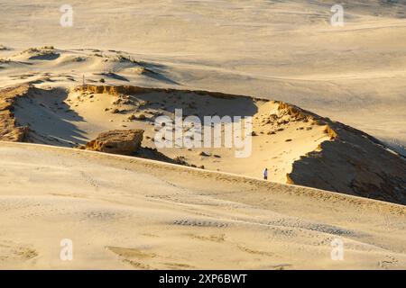 Dunes de sable géantes à Cape Reinga - Nouvelle-Zélande Banque D'Images