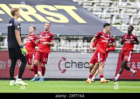 Anvers, Belgique. 04 août 2024. Toby Alderweireld d'Anvers photographié avant un match de football entre le Royal Antwerp FC et le RSC Anderlecht, dimanche 04 août 2024 à Anvers, le jour 2 de la saison 2024-2025 de la première division du championnat belge 'Jupiler Pro League'. BELGA PHOTO TOM GOYVAERTS crédit : Belga News Agency/Alamy Live News Banque D'Images