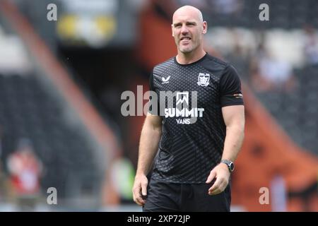 Hull, Royaume-Uni. 04 août 2024. Le MKM Stadium, West Park, Hull, Humberside, East Yorkshire, 3 août 2024. Betfred Super League Hull FC vs St Helens Gareth Ellis (entraîneur adjoint) de Hull FC crédit : Touchlinepics/Alamy Live News Banque D'Images