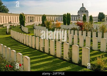 Cimetière de guerre du Commonwealth Belgique Banque D'Images