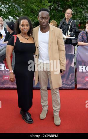 Rosina Kaleab und Jerry Kwarteng BEI der Deutschlandpremiere des Kinofilms 'Horizon' im Zoo Palast. Berlin, 04.08.2024 Banque D'Images